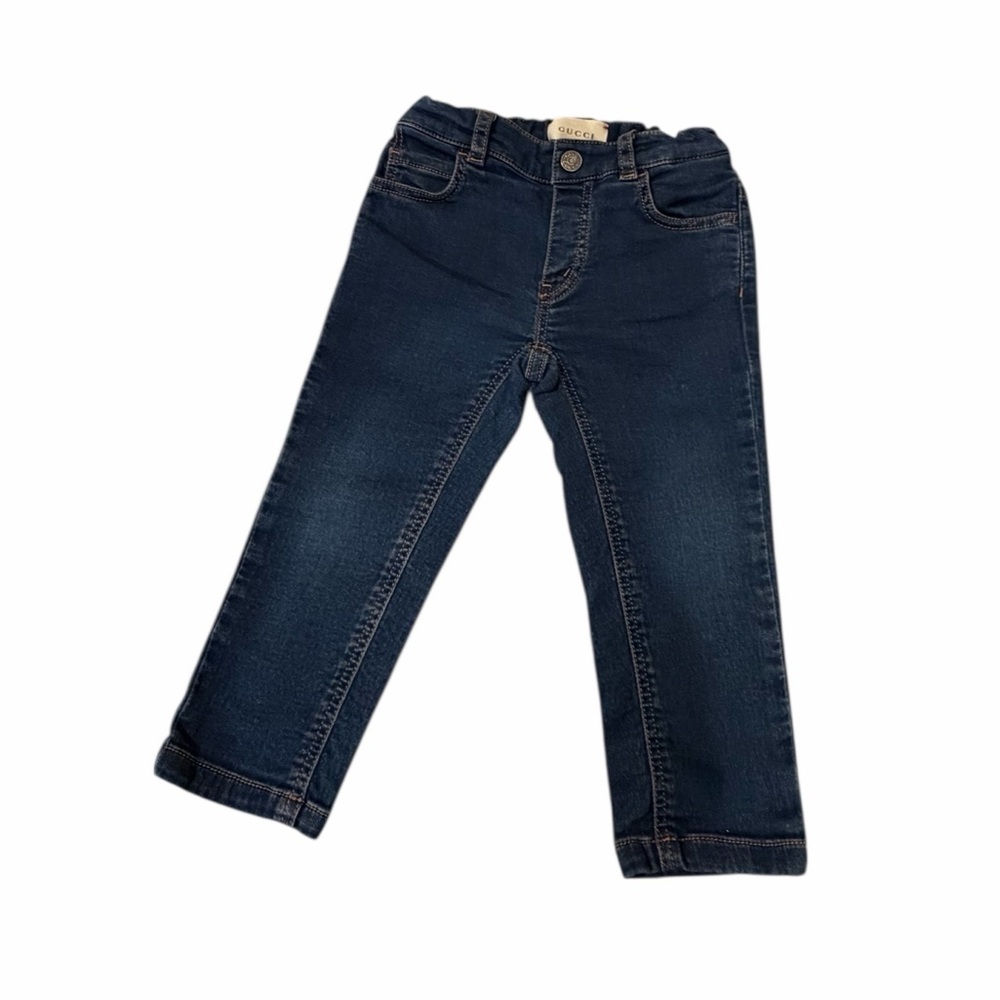 Gucci Kids Dark Blue Jeans